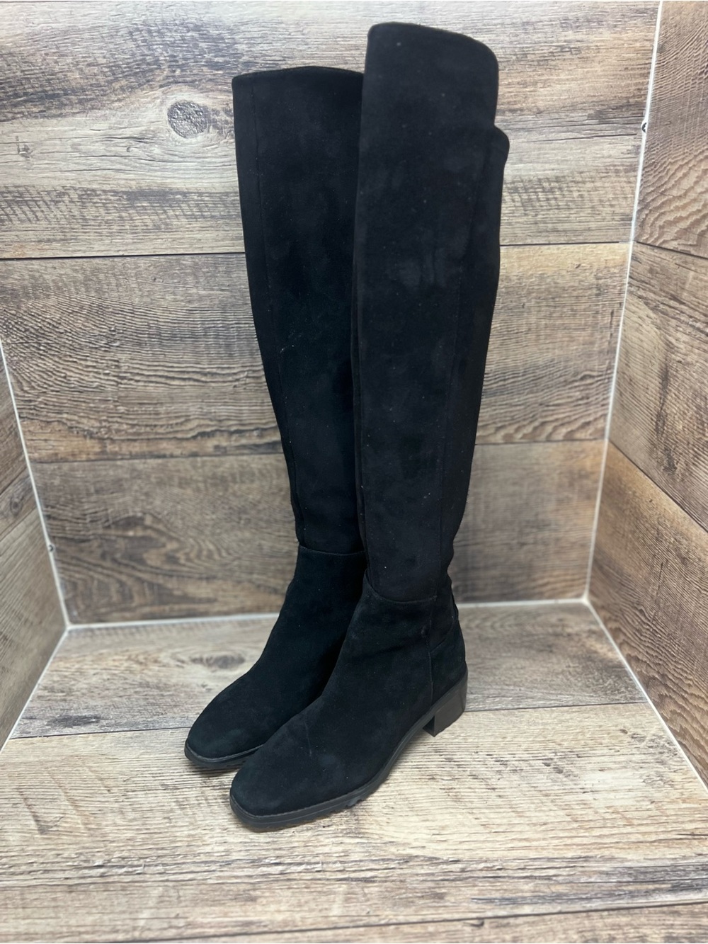 Blondo Women’s Sierra Black SuedeWaterproof Over-the -Knee Boots Size 6.5M b6747